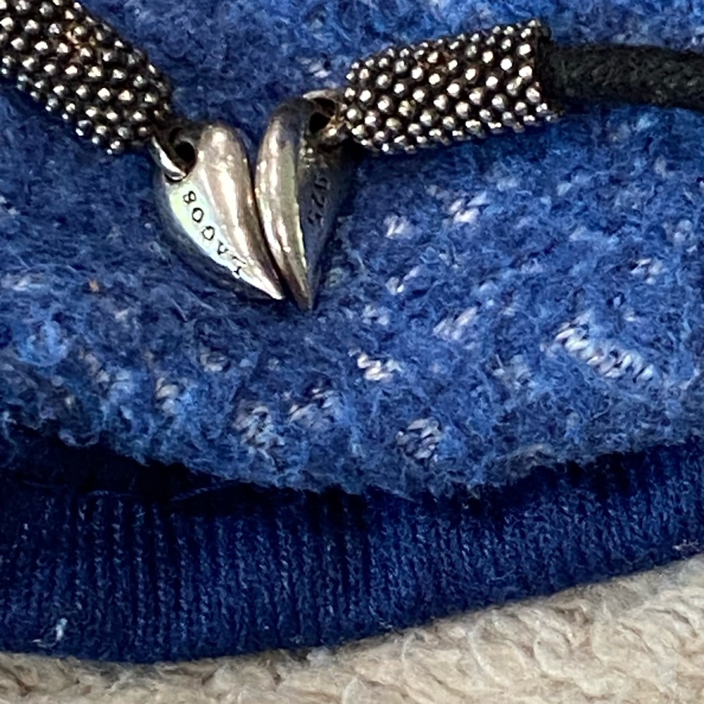 LAGOS Extra Large Caviar Heart Cord Necklace - Picture 4 of 6